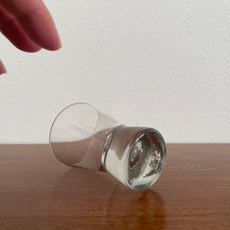 Nuutajarvi Saara Hopea Glass 1136 S グレー❷