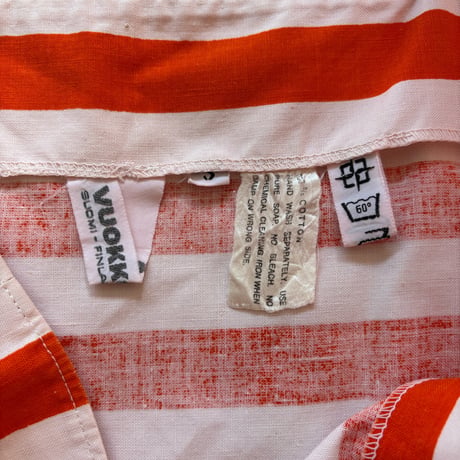 ▲1960's〜1970'sVUOKKO Stripe VEST