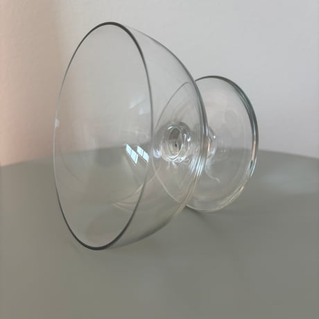 1952-1968 Saara Hopea Nuutajarvi Finland Ice cream glass bowl❶