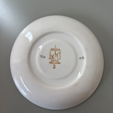 ▲1937 Arabia Finland "Snow White" Kids Cup&saucer❷