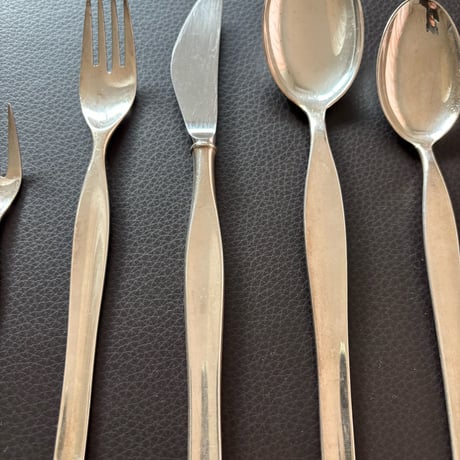 Tapio Wirkkala "Tapio" 1957 Kurtakeskus oy Silver plate タピオ  ヴィルッカラカトラリーセット❷