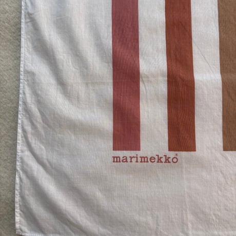 Marimekko Cotton Scarf Brown