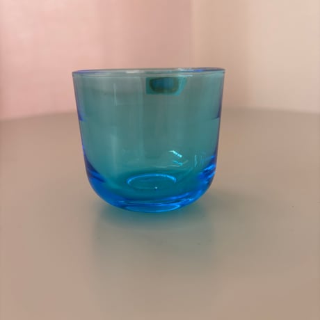 Kaj Franck "Fasetti" Nuutajarvi glass Blue❷ カイフランク ヌータヤルヴィ ファセッティ