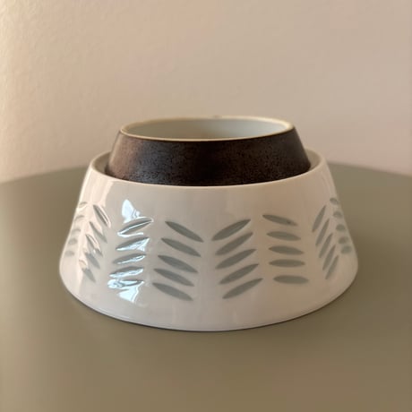 ARABIA Friedl.H.Kjellberg "Riisi/Rice" Bowl ceramic foot ver.