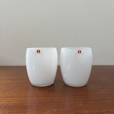 iittala Erkki Vesant Drink glass 2007 ホワイト②