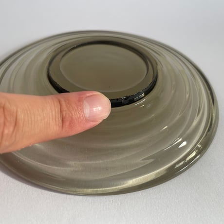 1930-40's Aino Aalto "Bolgeblick" Glass Plate smoke karhula ❹