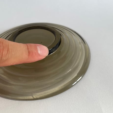 1930-40's Aino Aalto "Bolgeblick" Glass Plate smoke karhula ❸