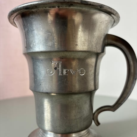 1936 HOPEATHDAS Finland Pewter Mug cup"Arvo"