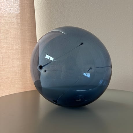 1960 Timo Sarpaneva iittala "Aurinkopallo/Sun Ball" 15cm Blue