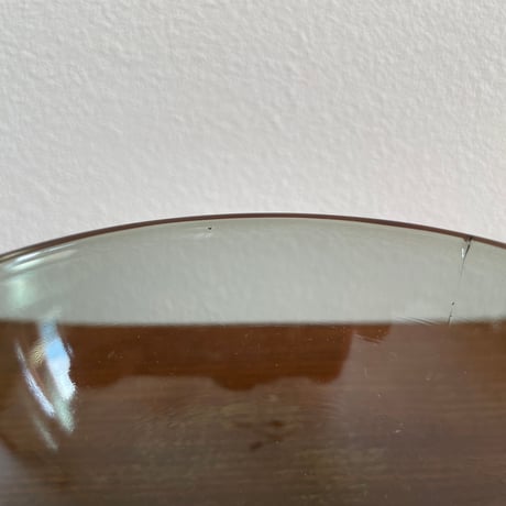 1956 Saara Hopea Nuutajarvi Finland Ice cream glass bowl 5379 サーラ・ホペア ヌータヤルヴィ アイスクリームグラス グレー❷