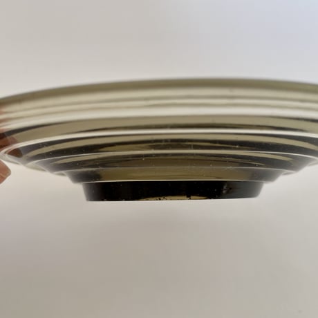 1930-40's Aino Aalto "Bolgeblick" Glass Plate smoke karhula ❶