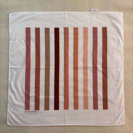 Marimekko Cotton Scarf Brown