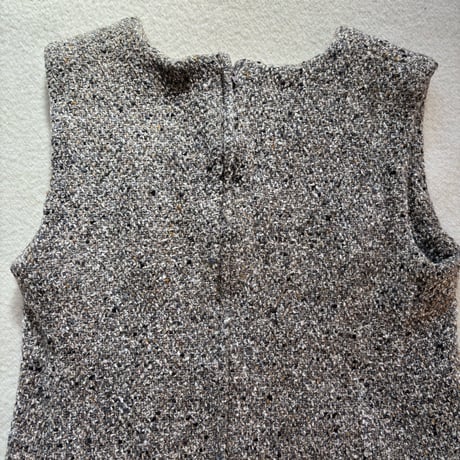 VUOKKO Wool onepiece mix gray