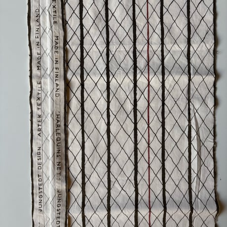 ▲artek Vintage textile "HARLEQUINS NET" KURT JUNGSTEDT