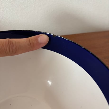 Finel/ARABIA/Wärtsilä Kaj Franck bowl two-tone Blue&White
