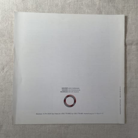 Antti Nurmesniemi 50th year of design アンティヌルメスニエミ 展覧会冊子