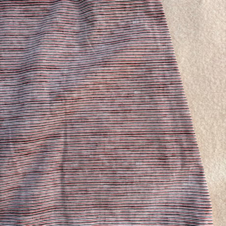 VUOKKO Skirt  White/Red/Black Horizontal stripe