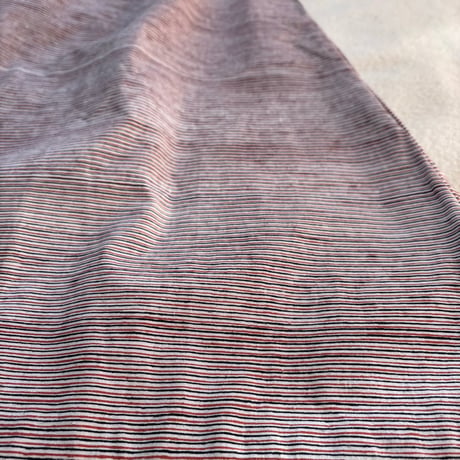 VUOKKO Skirt  White/Red/Black Horizontal stripe