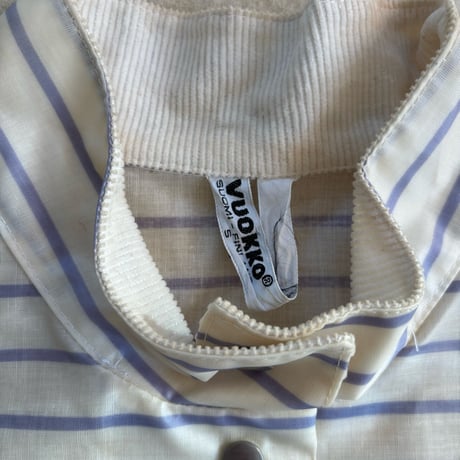 ▲VUOKKO stripe rain coat