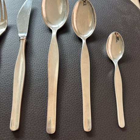 Tapio Wirkkala "Tapio" 1957 Kurtakeskus oy Silver plate タピオ  ヴィルッカラカトラリーセット❷