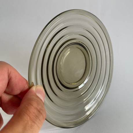 1930-40's Aino Aalto "Bolgeblick" Glass Plate smoke karhula ❹