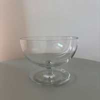 1952-1968 Saara Hopea Nuutajarvi Finland Ice cream glass bowl❶