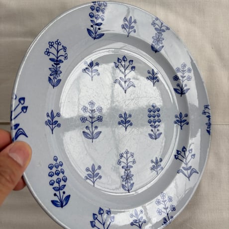 ARABIA Birger Kaipiainen "Tapestry" rimmed plate❷