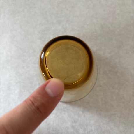 Kaj Franck Tumbler 2744 Nuutajarvi Yellow/Brown