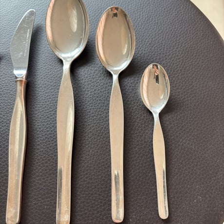 Tapio Wirkkala "Tapio" 1957 Kurtakeskus oy Silver plate タピオ  ヴィルッカラカトラリーセット❶