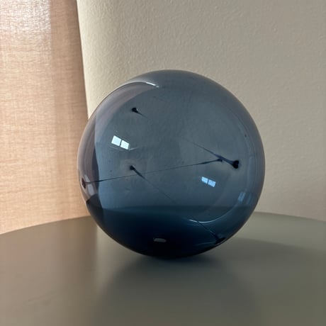 1960 Timo Sarpaneva iittala "Aurinkopallo/Sun Ball" 15cm Blue