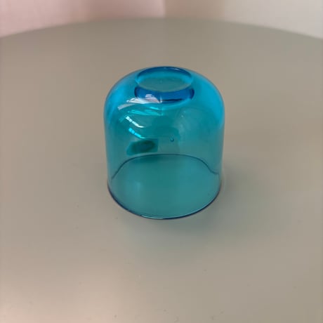 Kaj Franck "Fasetti" Nuutajarvi glass Blue❷ カイフランク ヌータヤルヴィ ファセッティ