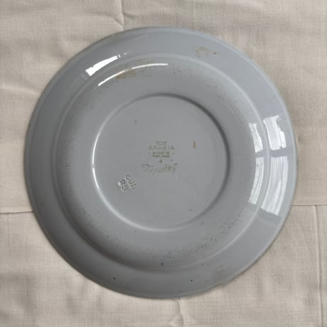 ARABIA Birger Kaipiainen "Tapestry" rimmed plate❶