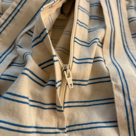 VUOKKO Skirt  White/Blue Horizontal stripe