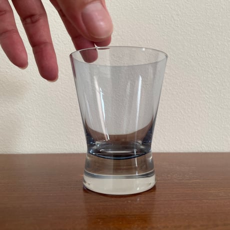 Nuutajarvi Saara Hopea Glass 1136 M ライトブルー