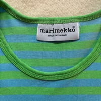 Marimekko Tasaraita Green/Blue M