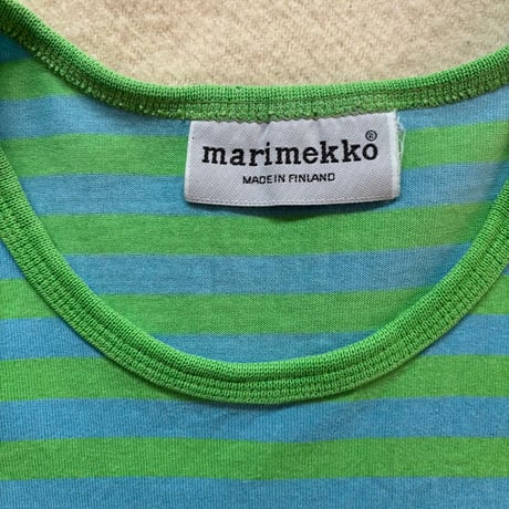 Marimekko Tasaraita Green/Blue M