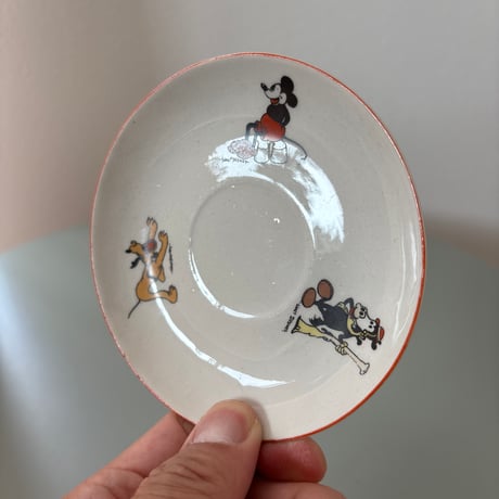 1937 Arabia Finland Disney "Micky Mouse" Cup&Saucer❷