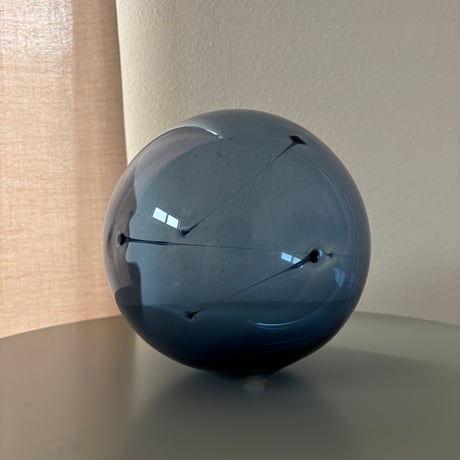 1960 Timo Sarpaneva iittala "Aurinkopallo/Sun Ball" 15cm Blue