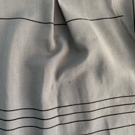 ▲VUOKKO stripe wool coat