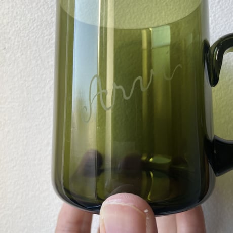 iittala Kaj Fianck "TUPA" Glass mug cup
