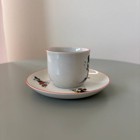 1937 Arabia Finland Disney "Micky Mouse" Cup&Saucer❶