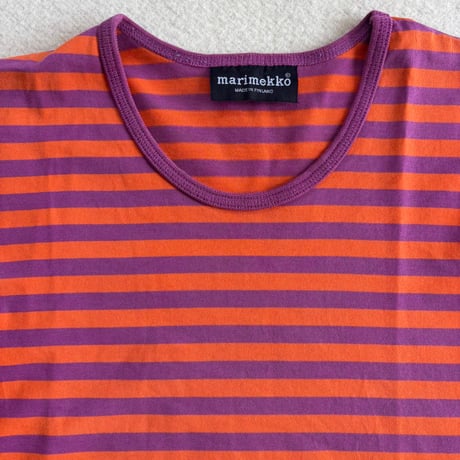 Marimekko Tasaraita Orange/Purple S