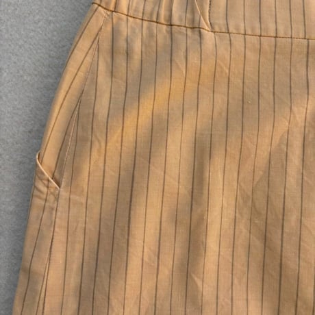 Marimekko Skirt Orange Stripe