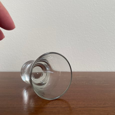 Nuutajarvi Saara Hopea Glass 1136 S グレー❷