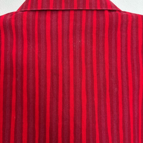 Marimekko Jokapoika stripe shirts Red×Wine 38