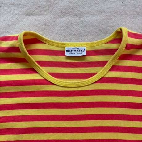 Marimekko Tasaraita Red/Yellow S