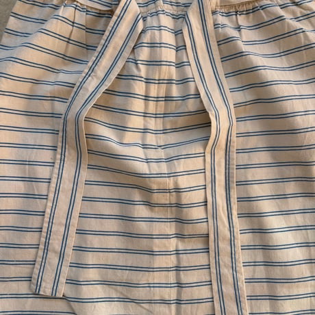 VUOKKO Skirt  White/Blue Horizontal stripe