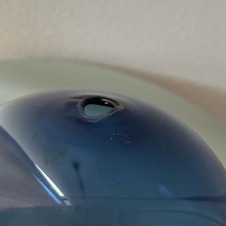 1960 Timo Sarpaneva iittala "Aurinkopallo/Sun Ball" 15cm Blue