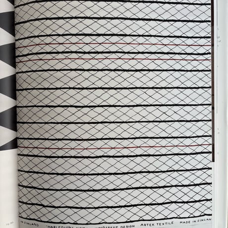 ▲artek Vintage textile "HARLEQUINS NET" KURT JUNGSTEDT