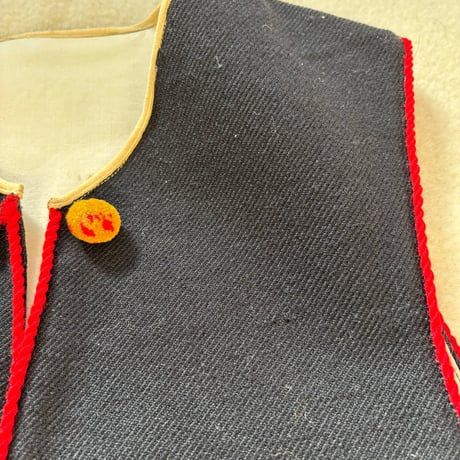 Finland Folklore Vest Dark Blue